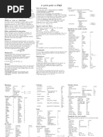 LaTeX Cheat Sheet