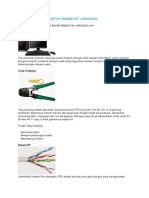 Alat Dan Bahan Untuk Membuat Jaringan