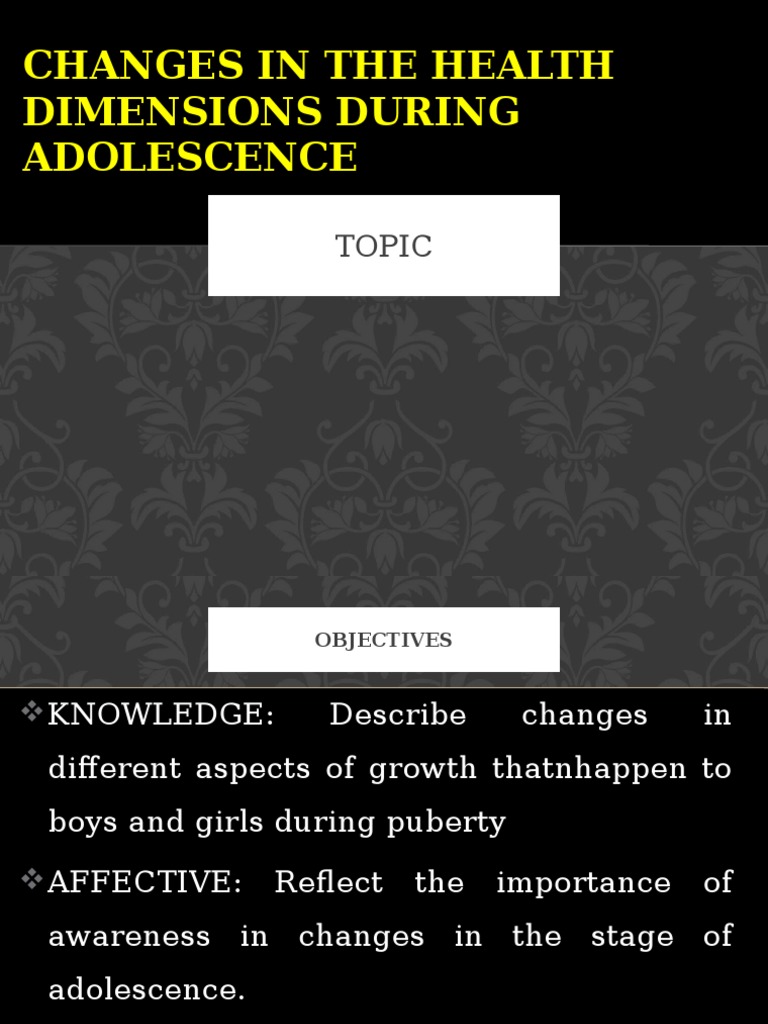 Changes During Adolescence Explained | PDF | Puberty | Adolescence