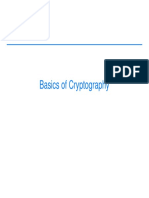 Basics of Cryptography