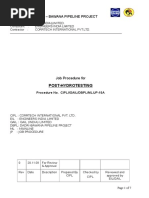 Cardboard Blasting Procedure for Pipe Cleaning | PDF | Pipe (Fluid ...
