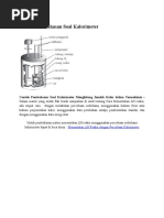 Contoh Pembahasan Soal Kalorimeter