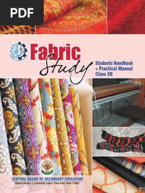 Fabric Study - (Textbook + Practical Manual) XII