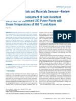 Research and Development of Heat Resistant Materials for Advanced USC Power Plants With Steam Temperatures of 700 C and Above 2015 Engineering