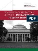 Innovation of Products and Services Mit S Approach To Design Thinking B2C PDF