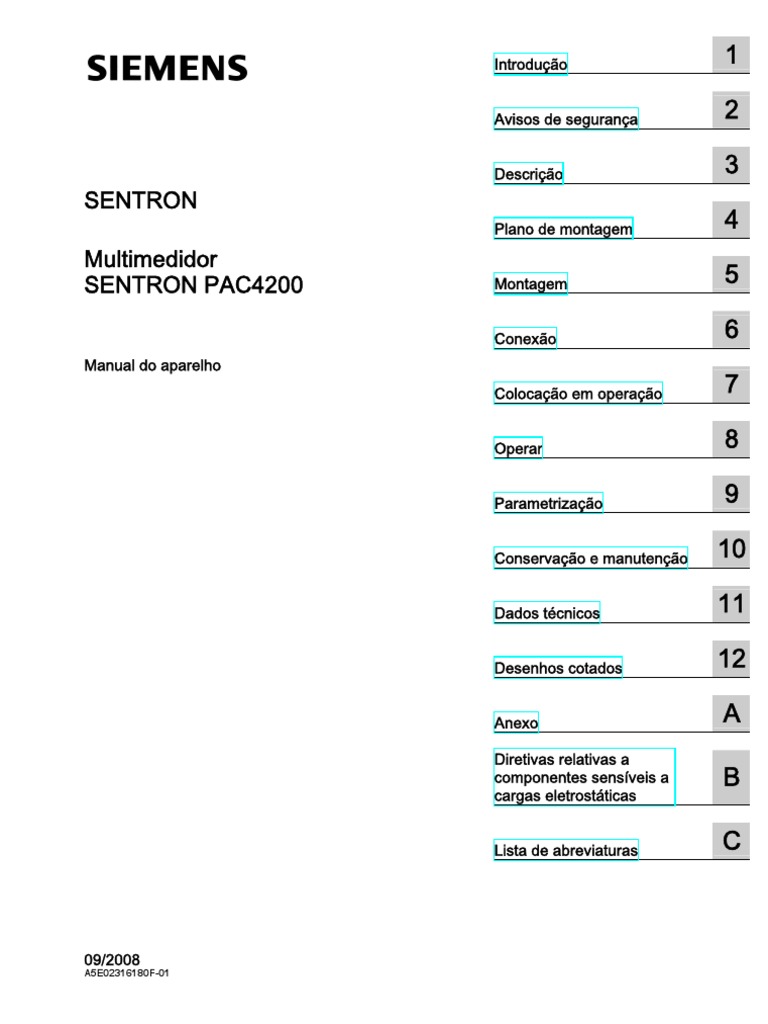 Manual Sentron Pac4200 Portugues | PDF | Direitos Autorais | Internet