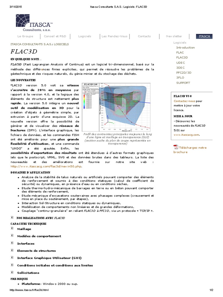 FLAC3D | PDF | Processeur | Logiciel