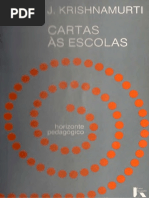 Cartas as Escolas - J Krishnamurti
