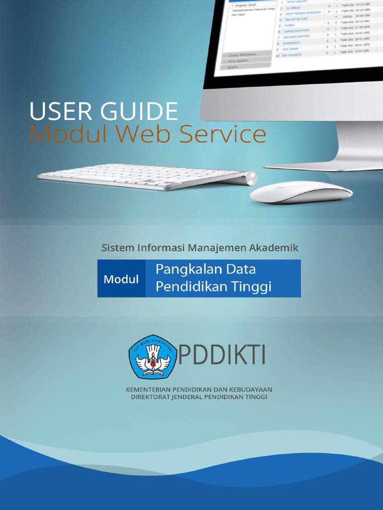 User Guide PDDIKTI - WEB SERVICE PDF | PDF | Komputer
