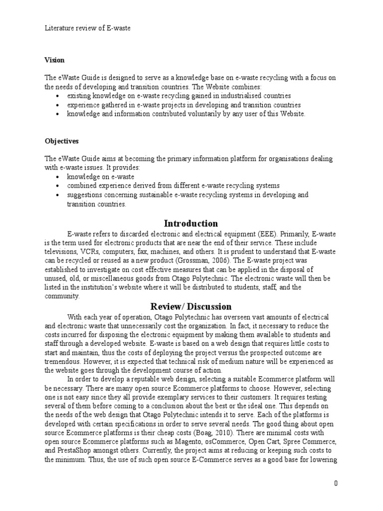 Literature review electronics picture