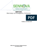 Memorias I Simposio Nacional de Formación Con Calidad y Pertinencia