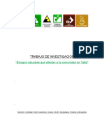 Informe de Riesgos Naturales