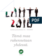 Keskustan Lahden Puoluekokous 2010 Kokousasiakirja