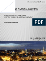 Forecasting Financial Markets: Conference Programme