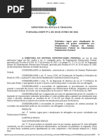 Portaria Dispf 28 Junho 2016
