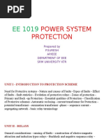 Power System Protection: Prepared by P.Suresh Ap/Eee Department of Eee SRM University KTR