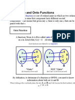 Functions: One-to-One, Onto, Both