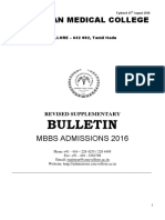 MBBS BULLETIN 2016 Dated 15 Aug 2016 PDF