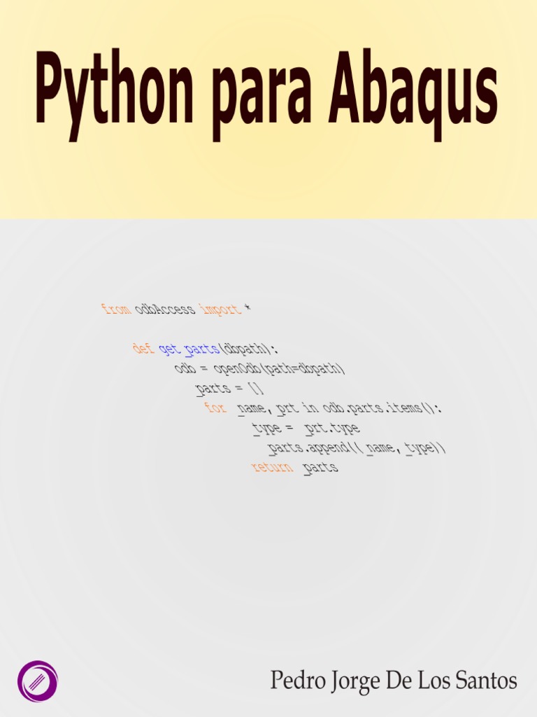 Python para Abaqus - Preview | PDF | Python (lenguaje de programación ...