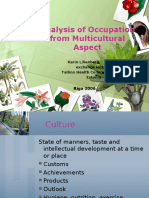 Occupation and Activity Analysis Riga