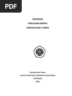 Download Pedoman Skripsi by Ilmu Tanah SN32248112 doc pdf