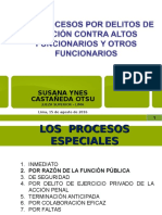 Los Procesos Por Delitos de Función - Dra. Susana Castañeda Otsu