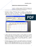 STATISTICA Vjezbe 2011