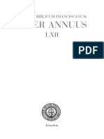 Liber Annuus - Volume 62, 2012 PDF