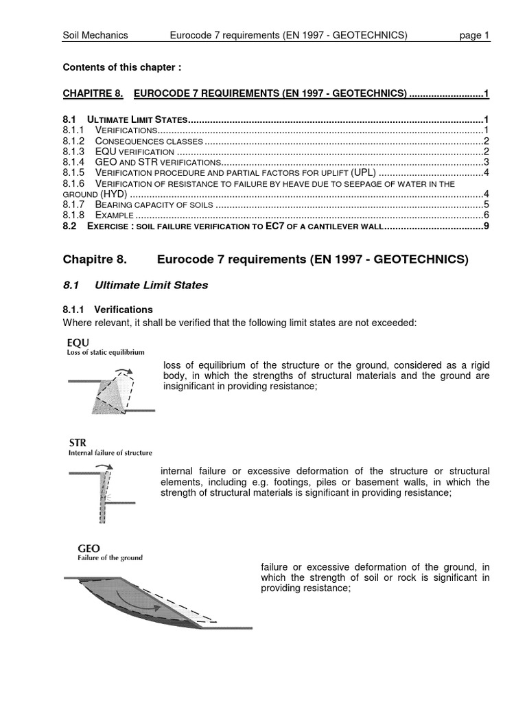 Eurocode 7 Soil Mechanics Guidelines | PDF | Soil Mechanics | Soil