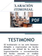 Declaración Testimonial 4