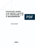 Introducción General a Las Ciencias y Técnicas de La Información y Documentación