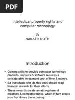 Intellectual Property Rights and Computer Technology