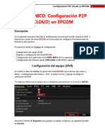 Configuración P2P (Cloud) en EPCOM PDF