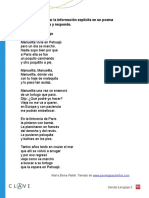 Identificar info poema tortuga Manuelita