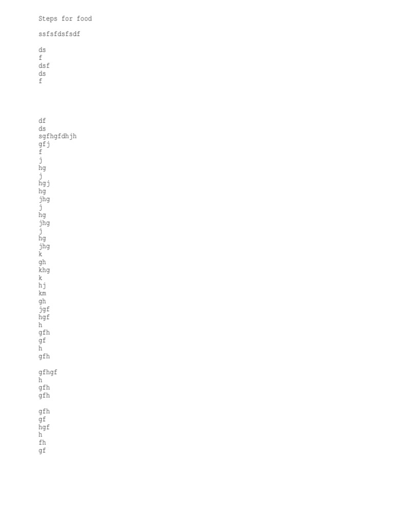 How to make good food pdf