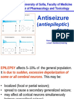 Antiseizure: Medical University of Sofia, Faculty of Medicine Department of Pharmacology and Toxicology