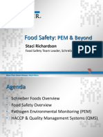 3M - Schreiber Food Inc. Pathogen Environmental Monitoring Programs