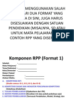 Format RPP Kurikulum 2013