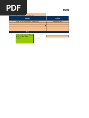 Training Report Template