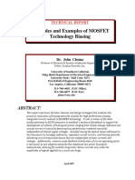 Principles and Examples of MOSFET Technology Biasing: Abstract