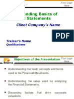 Finance Presentation - Sample
