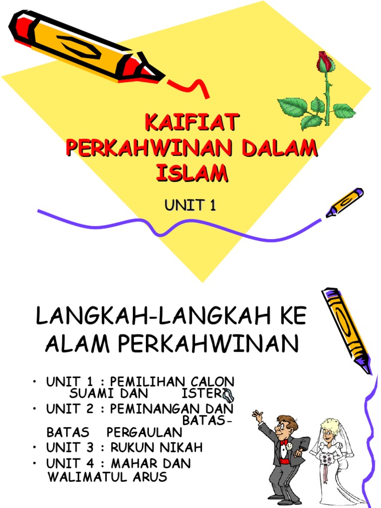 Kaifiat Perkahwinan Dalam Islam Pdf