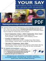 Have Your Say PDF Flyer