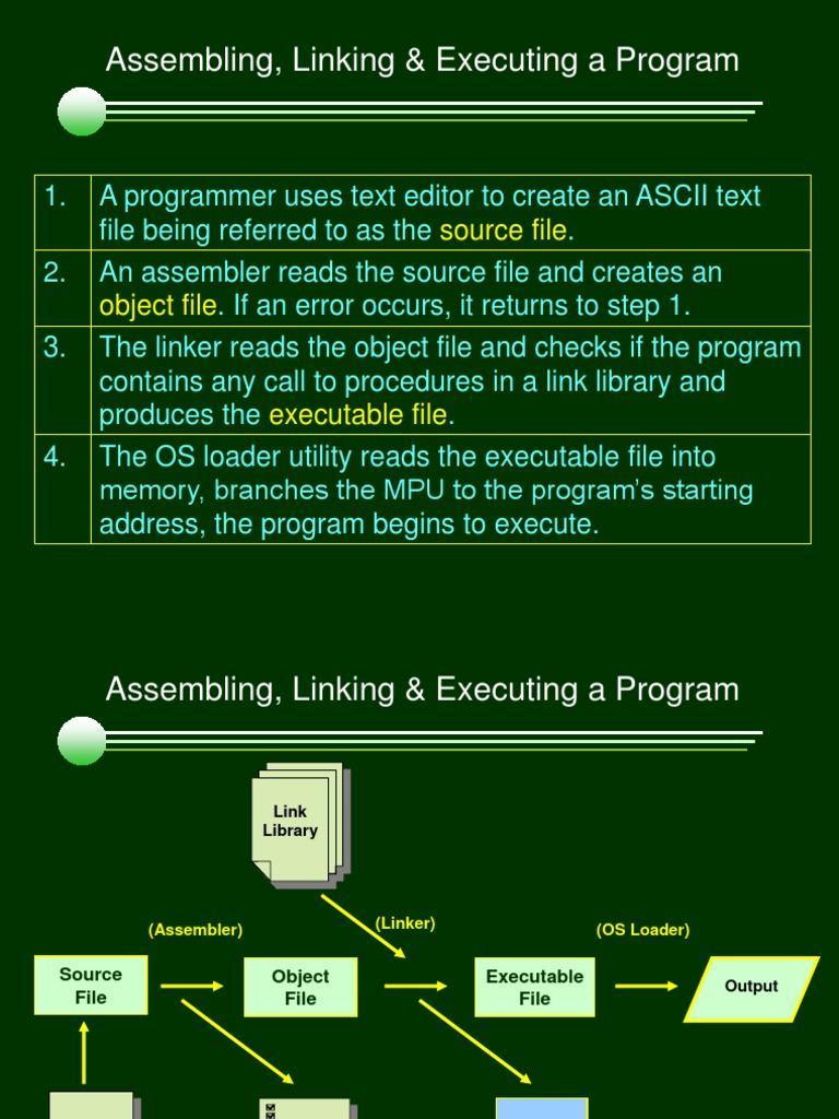Program Assembly and Execution Guide | PDF