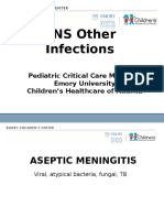 CNS Other Infections: Pediatric Critical Care Medicine Emory University Children's Healthcare of Atlanta