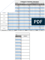 Strength Training Program: Name: Archana Kabra Phase: Anatomical Adaptation Date