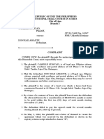 Unlawful Detainer Legal Form