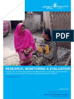 Research Monitoring and Evaluation