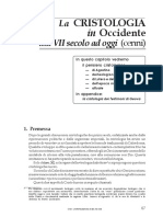 16_3 La CRISTOLOGIA in  Occidente dal VII secolo ad oggi  (cenni)