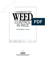 A Hand Book For Weed Control in Rice